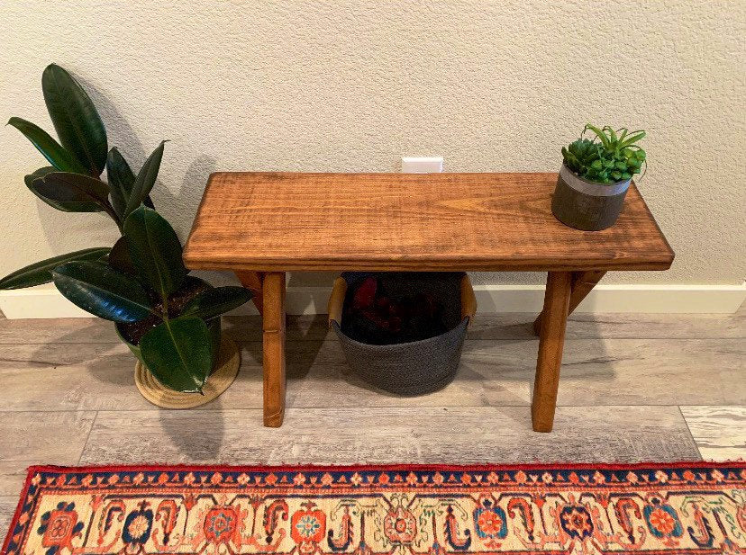 Handmade Farmhouse Bench | Rustic | Home decor | End of Bed Bench | Entryway | Porch Bench | Patio Bench | Bedroom | Primitive | Wood |